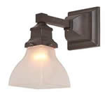 Antique matte brass finish