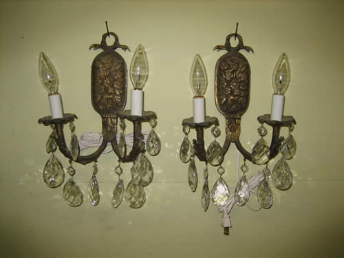 Antique wall sconces & fixtures