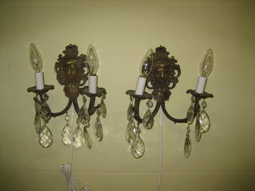 Antique wall sconces & fixtures