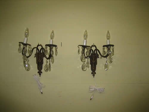 Antique wall sconces & fixtures