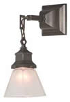 Mottled brass finish