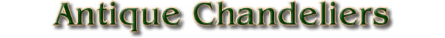 Antique Chandeliers & Lighting - Antiques Direct Worldwide