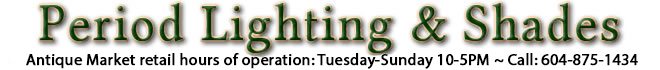 Period Lighting / Shades  - Antiques Direct Worldwide